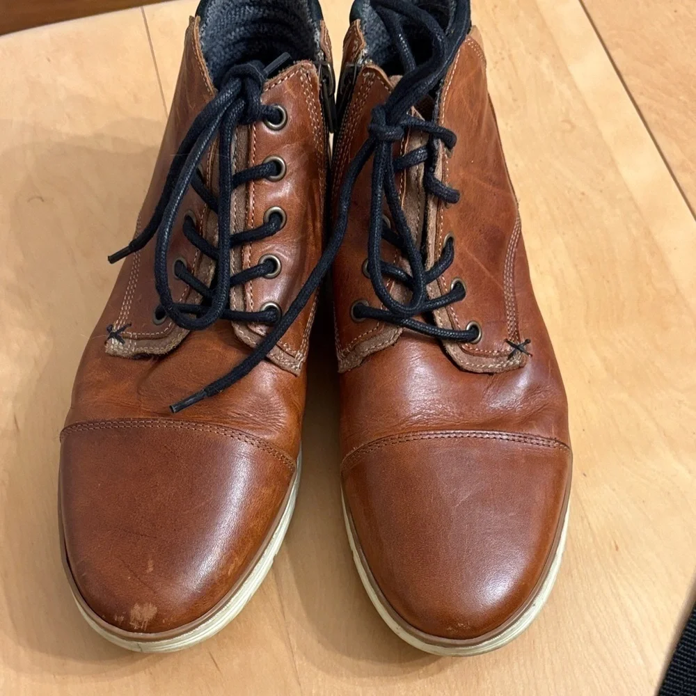 Men's Bull Boxer Adyn Boots. Brown leather. Size 8